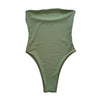 MONOKINI DUNA HONU STRAPLE, OLIVO DE TIRO ALTO